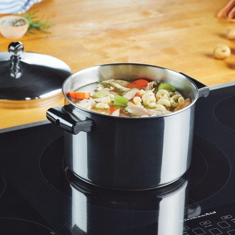 Farberware Classic Stainless Steel Cookware Pots and Pans Set, 15-Piece,50049,Silver - Image 10