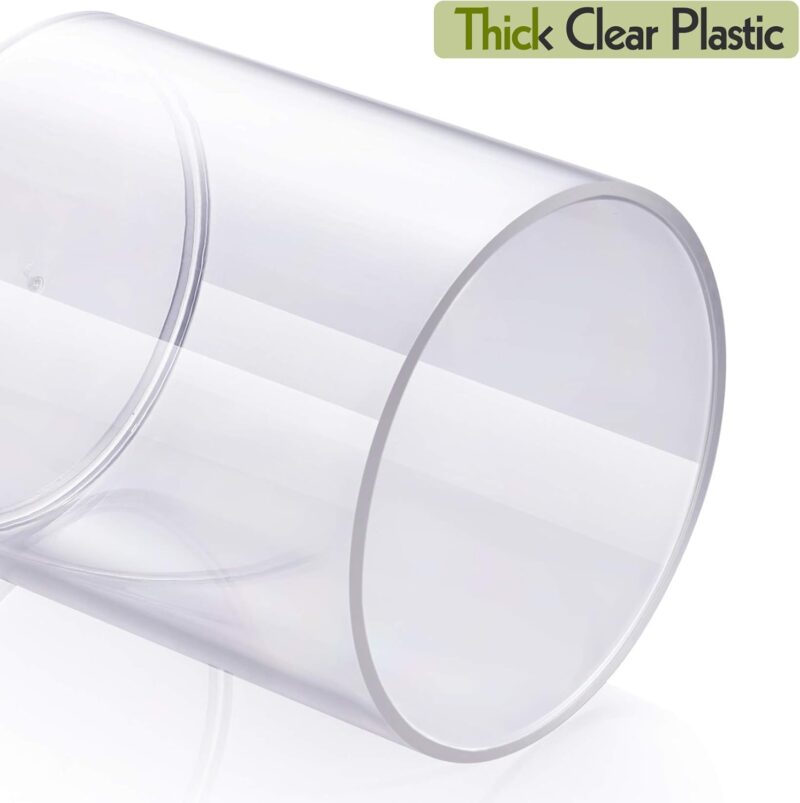 4 Pack Acrylic Qtip Holder Dispenser for Cotton Swabs, Balls, Pads, Floss Picks- Small Clear Plastic Canister Apothecary Jar Set, Bathroom Essentials Accessories Decor, Vanity Makeup Storage Organizer - Image 7