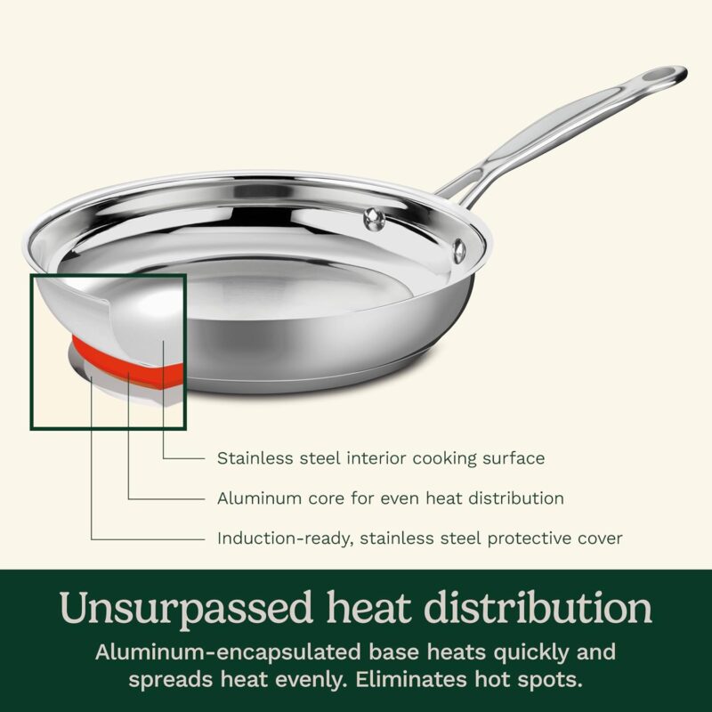 Cuisinart 7-Piece Cookware Set, Chef's Classic Stainless Steel Collection, 77-7P1 - Image 3