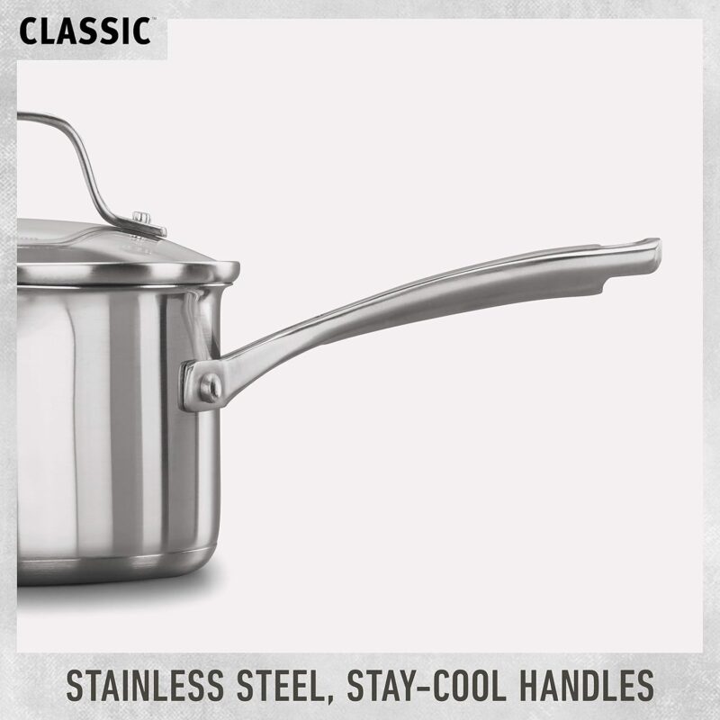 Calphalon Classic™ Stainless Steel 10-Piece Cookware Set - Image 3