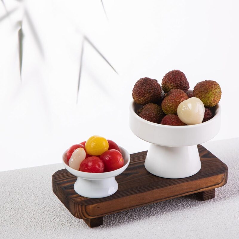 Wood Risers for Decor Display, Bathroom Counter Sink Decor, Dish Soap Tray Wood Tray for Kitchen Counter, Small Wooden Soap Stand, Wood Soap Pedestal, Soap Dispenser Stand Modern Farmhouse - Image 3
