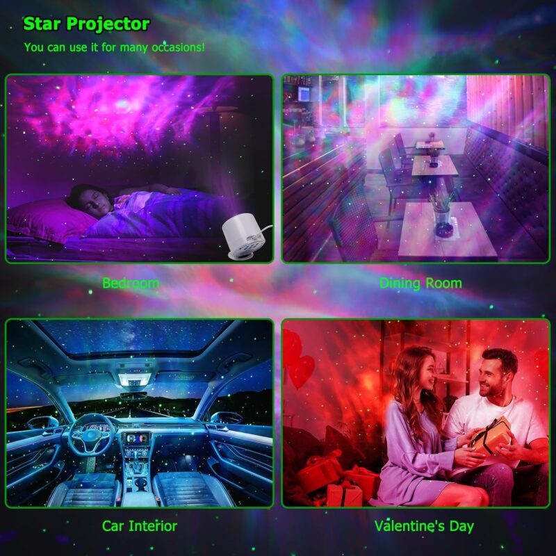 Galaxy Projector,Star Projector with Timer and Remote Control for Adults Bedroom Decoration, Party,Star Night Light - Image 7