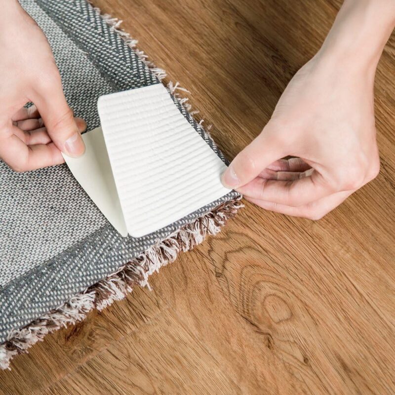 Home Techpro Vacuum Tech Rug Pad Gripper for Hardwood Floors No Damage, New Materials to Non Slip Rug Pads, Under Rug Carpet Tape : Keep Your Rug in Place & Make Corner Flat - Image 5