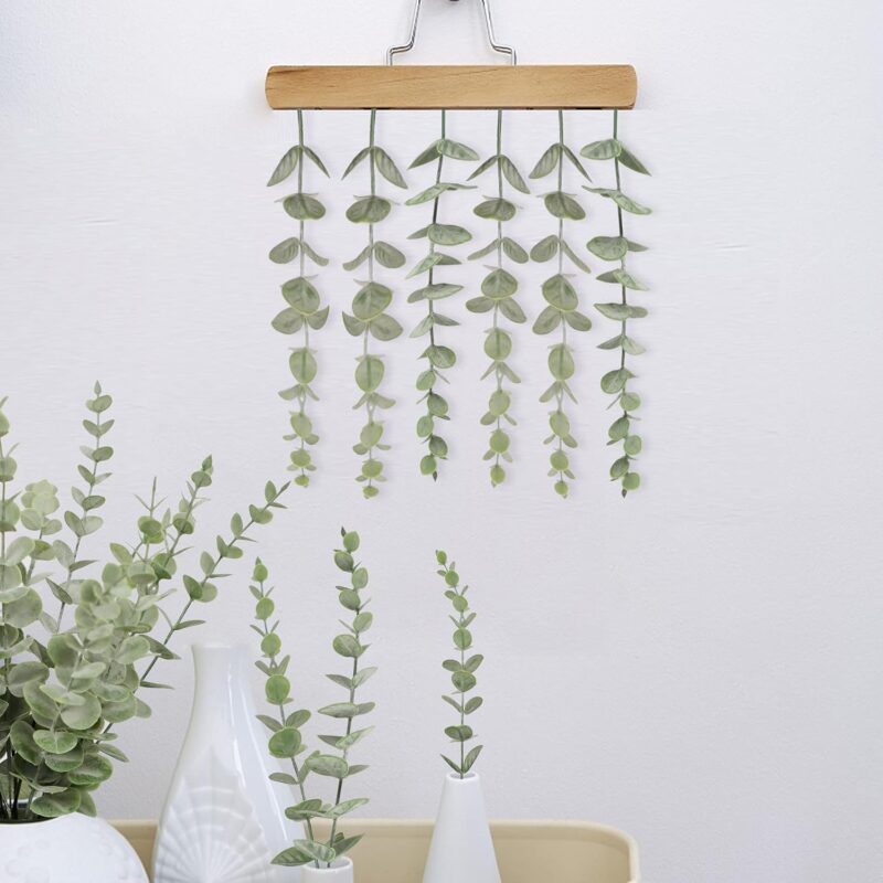 18pcs Eucalyptus Stems Artificial Eucalyptus Leaves Stems Artificial Fake Flowers for Home Office Flowers Bouquet Centerpiece Wedding Decoration Christmas Decor 2024 - Image 9